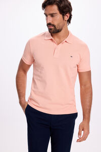 Fifty Outlet Polo básico de piqué Coral