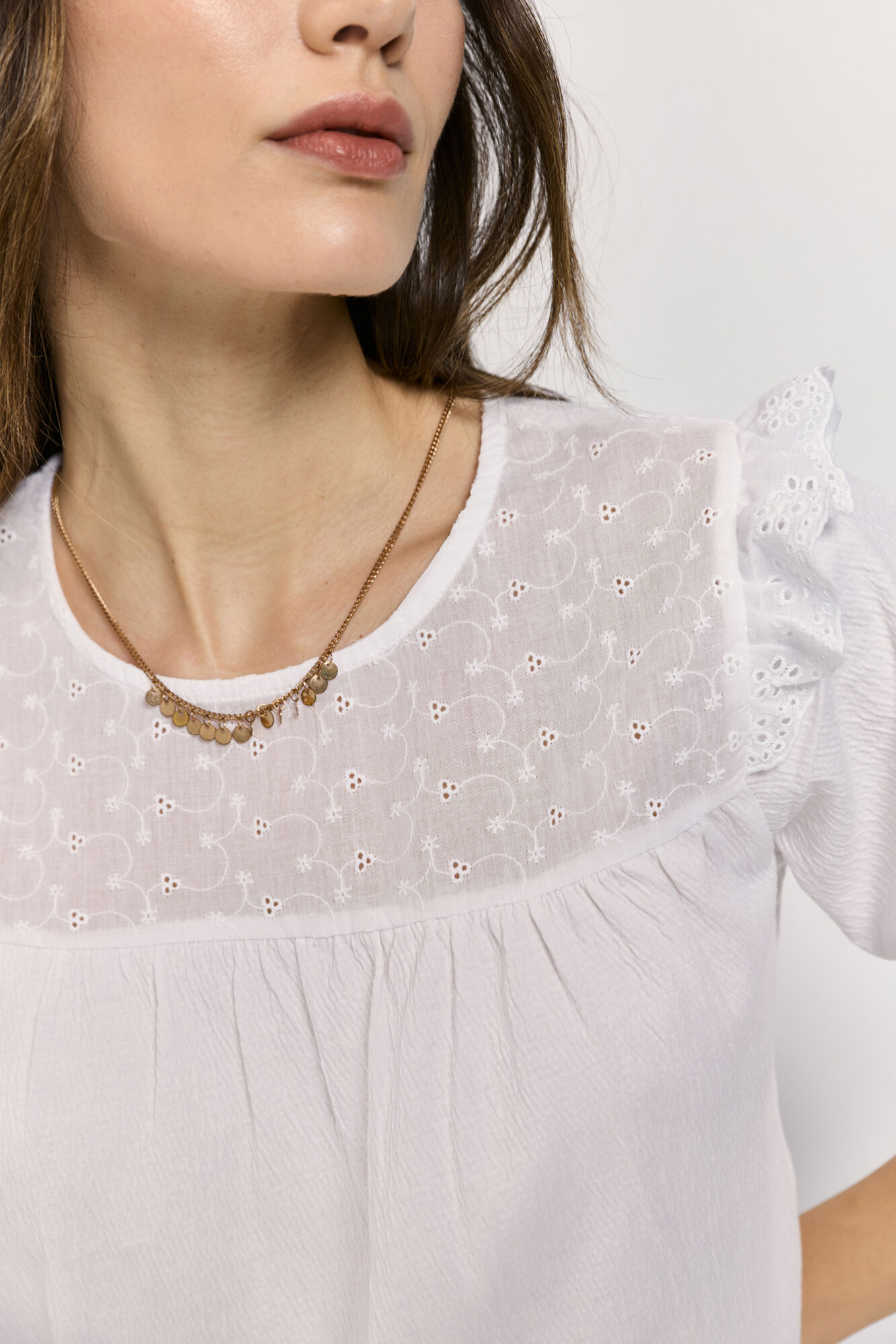 Milano Playera manga larga Blanco