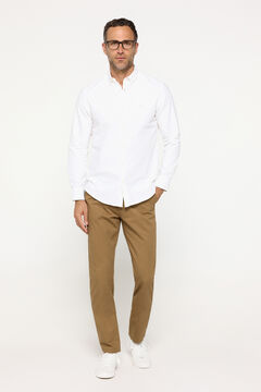 Fifty Outlet Pantalón Chino Liso Gris