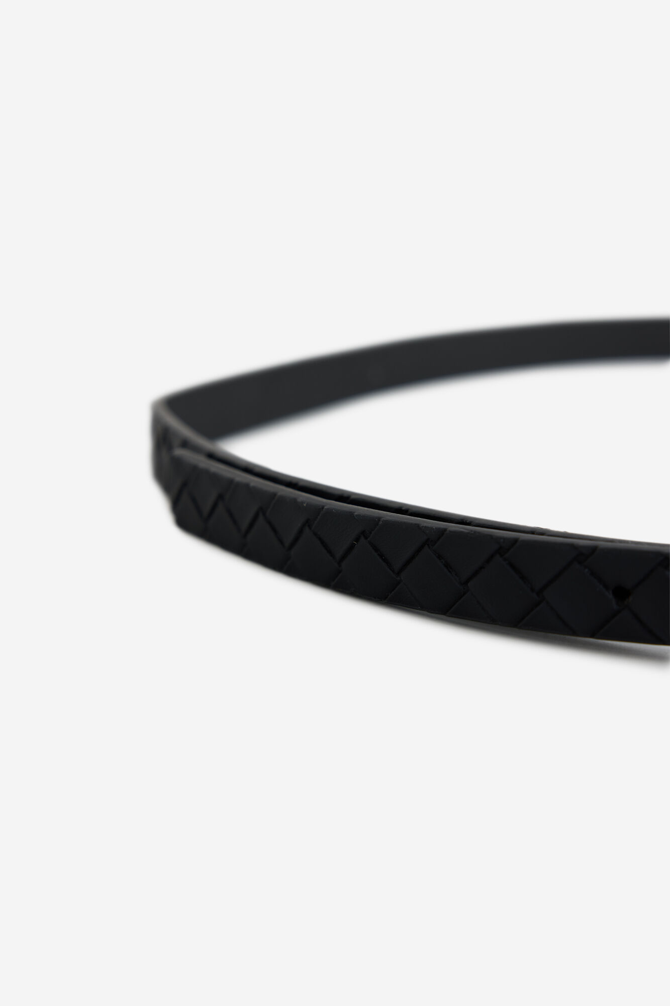 Milano Cintur&oacute;n trenzado Negro