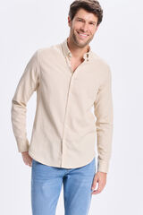 Milano Camisa deportiva estructurada Beige