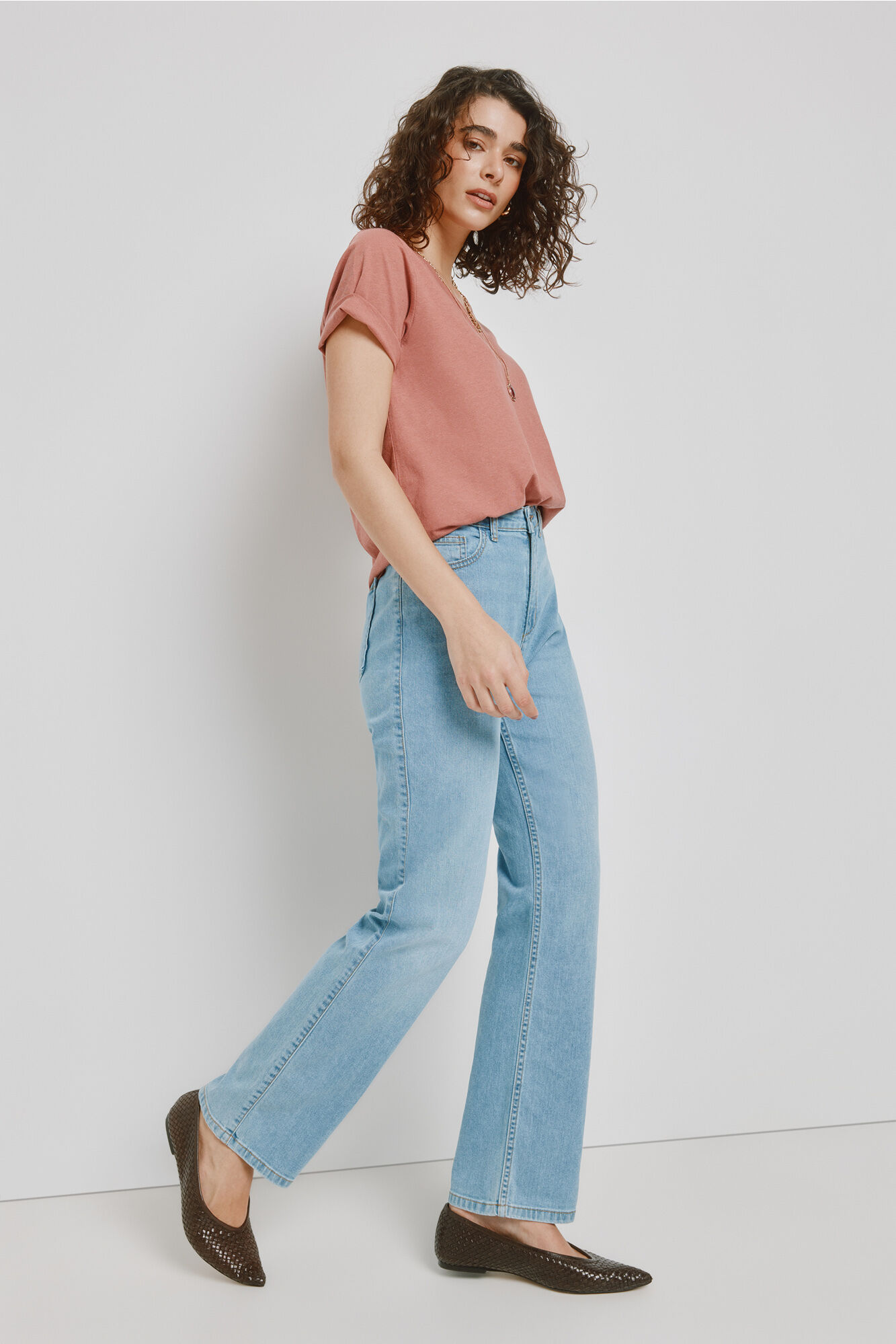 Milano Pantal&oacute;n regular de denim