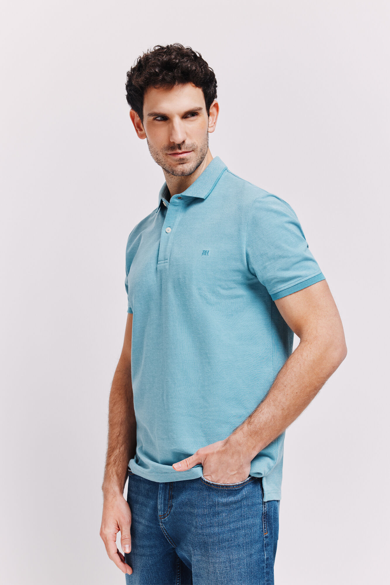 Pedro del Hierro Polo manga corta