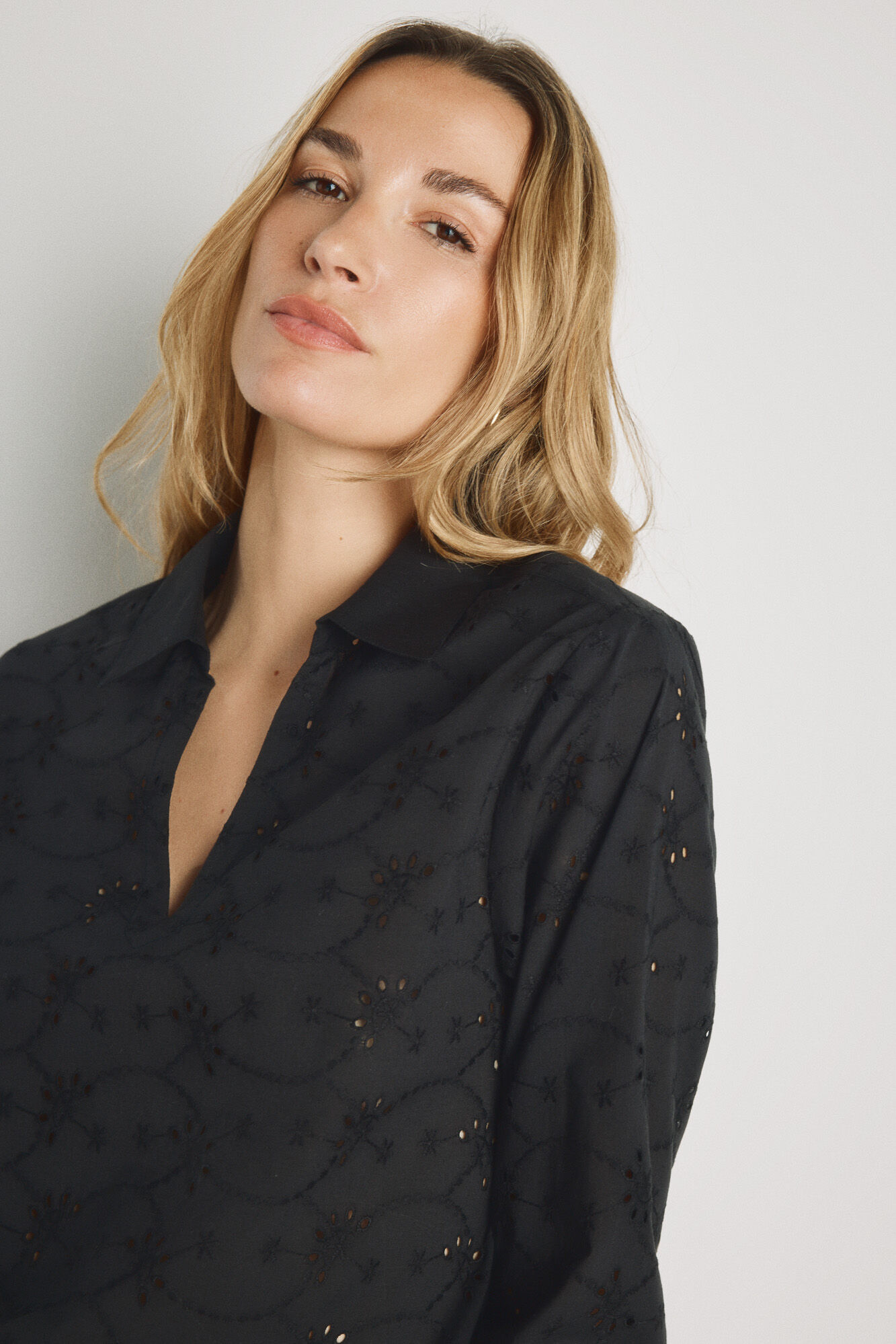 Milano Blusa manga larga Negro