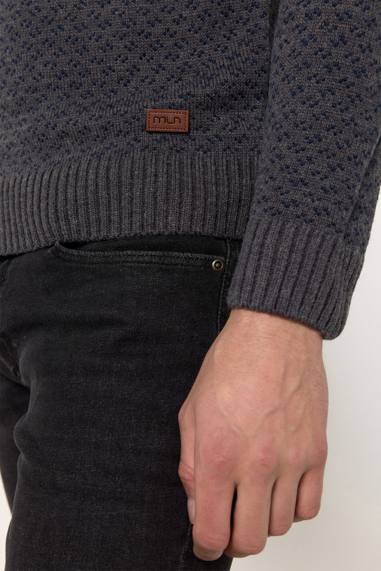 Milano Jersey jacquard Gris