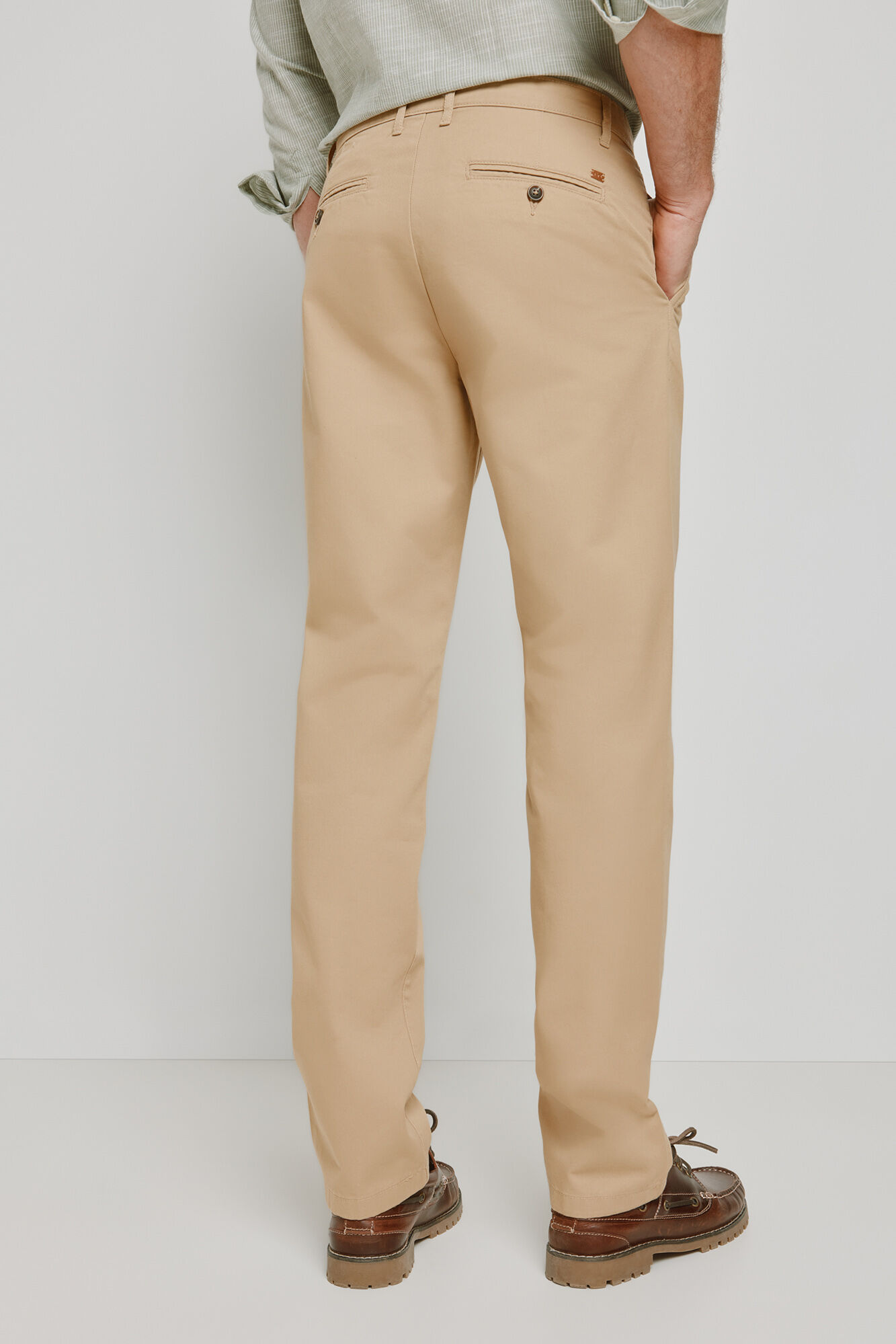 Milano Pantal&oacute;n chino regular fit Beige