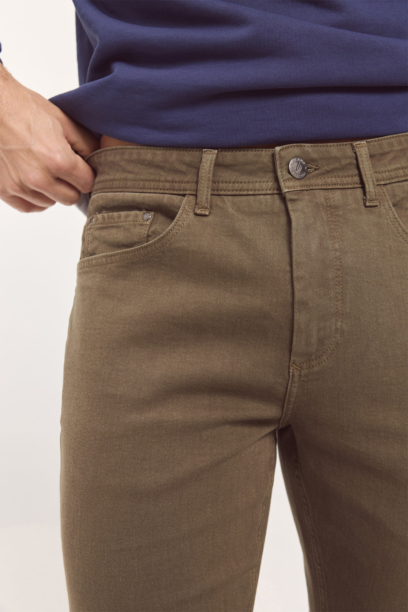 Milano Pantal&oacute;n Slim 5 bolsillos Botella