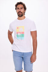Milano Playera estampada Blanco