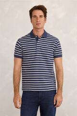 Milano Rayas polo a rayas Navy