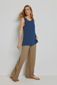 Milano Top cuello redondo