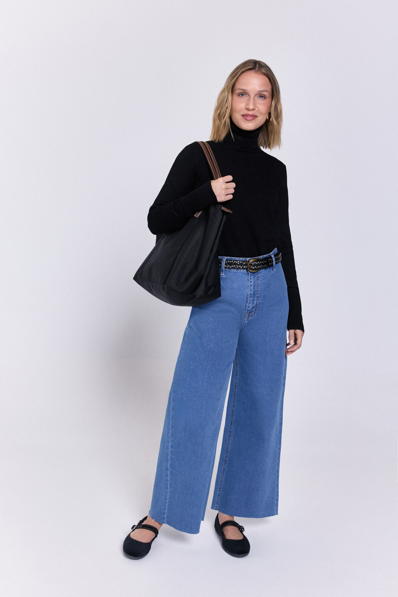 Milano Jersey de cuello de viscosa