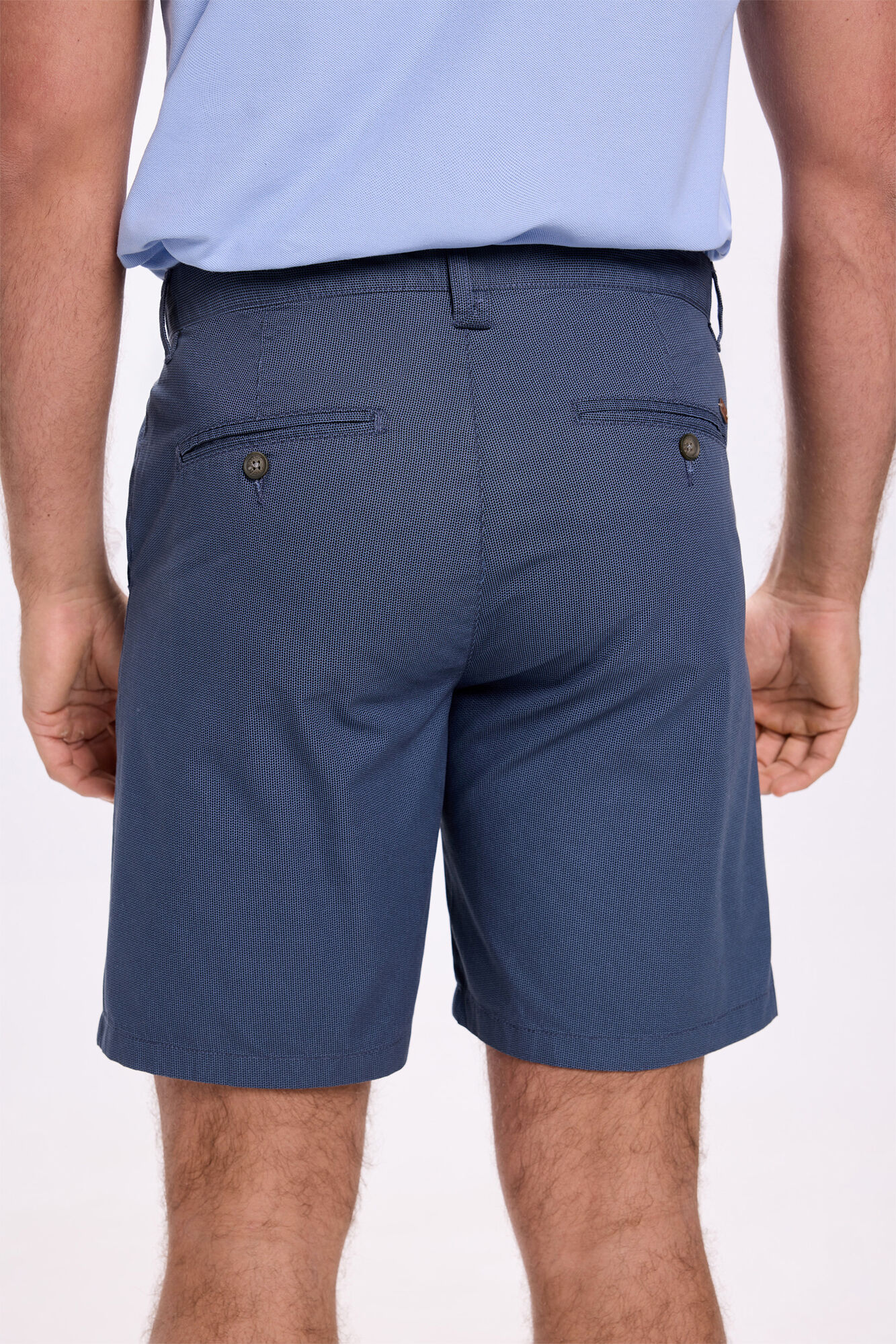 Milano Bermudas de algod&oacute;n con estampado . Navy