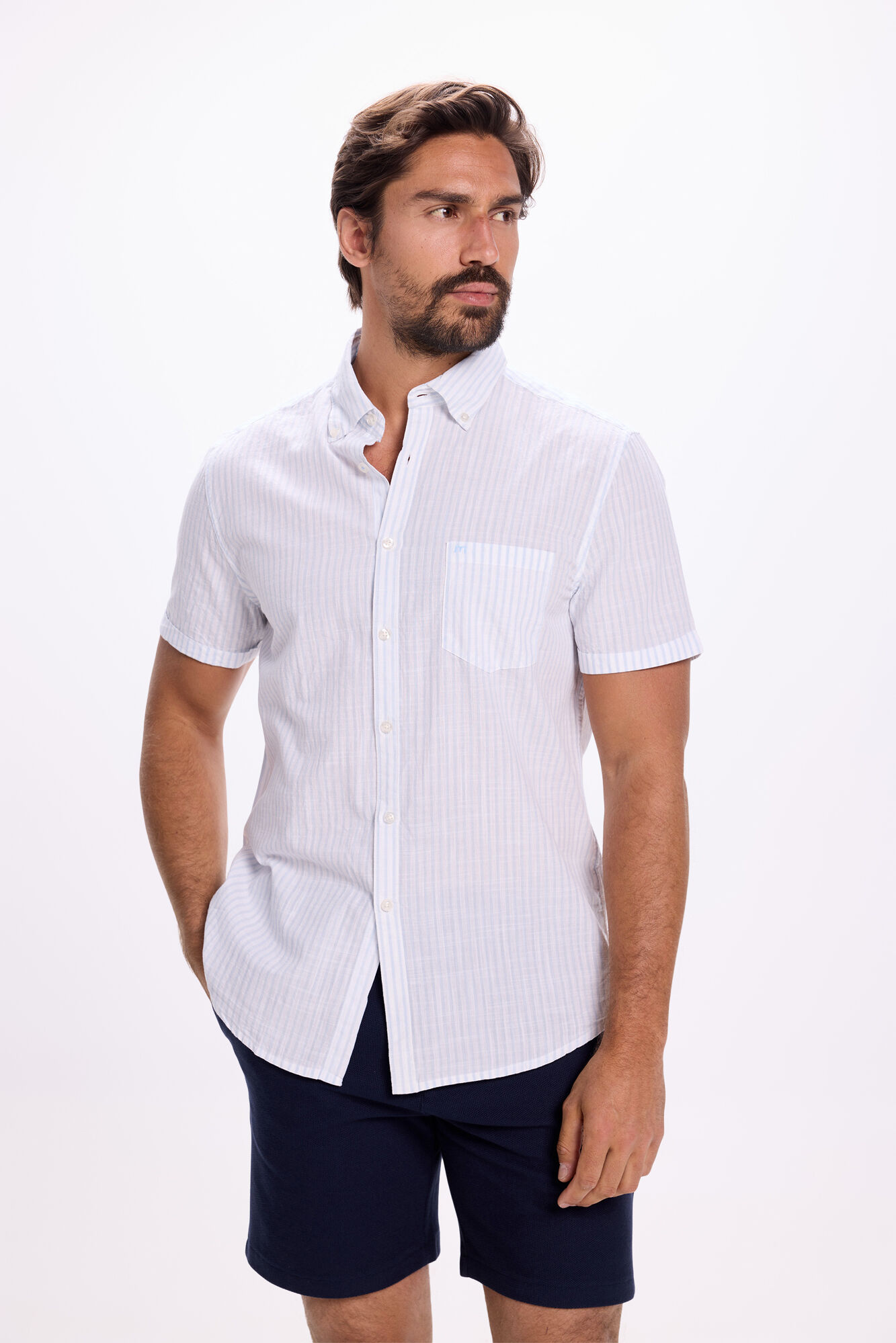 Milano Camisa de rayas rayas