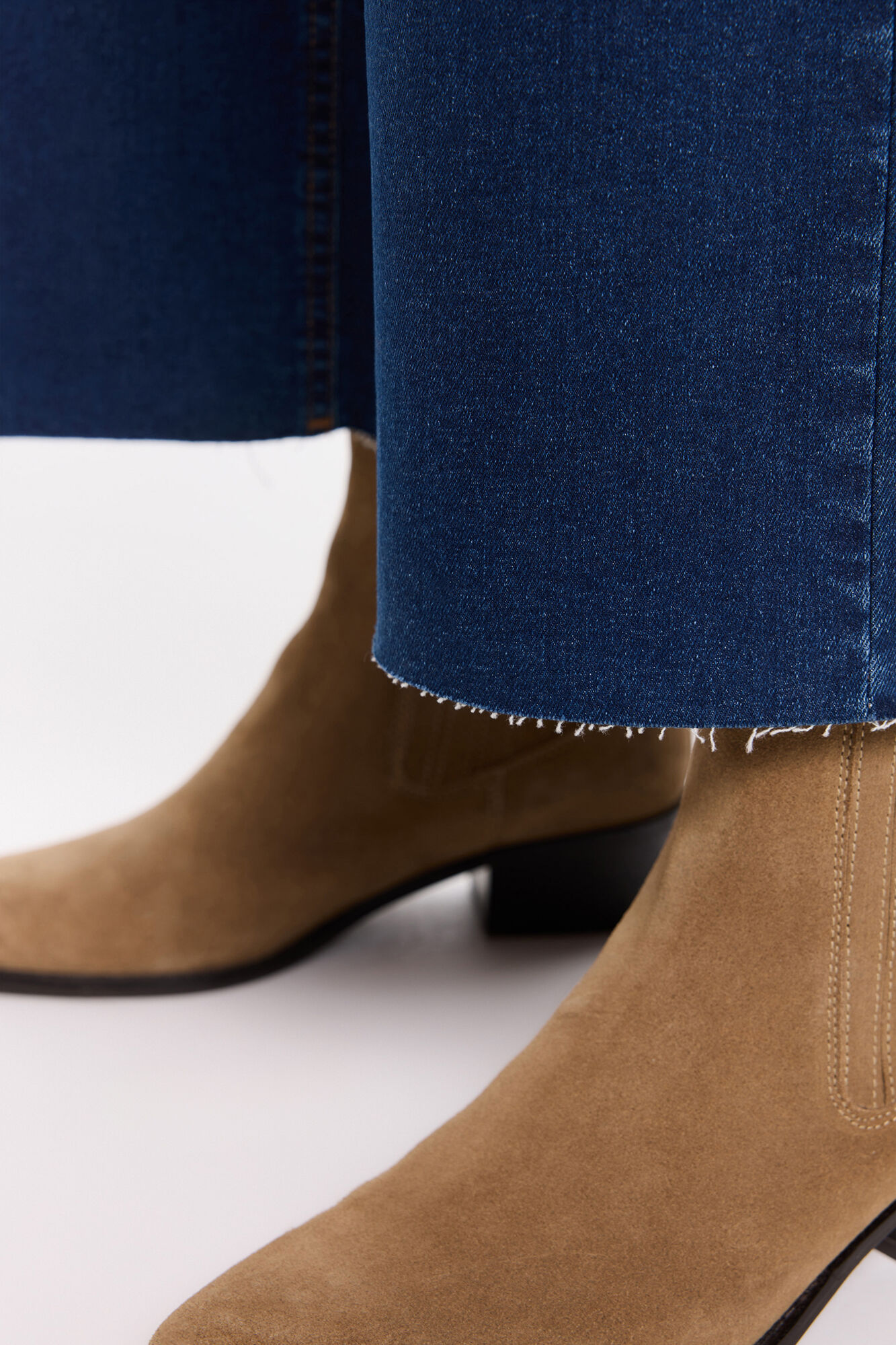 Milano Jeans culotte de tiro alto Azul