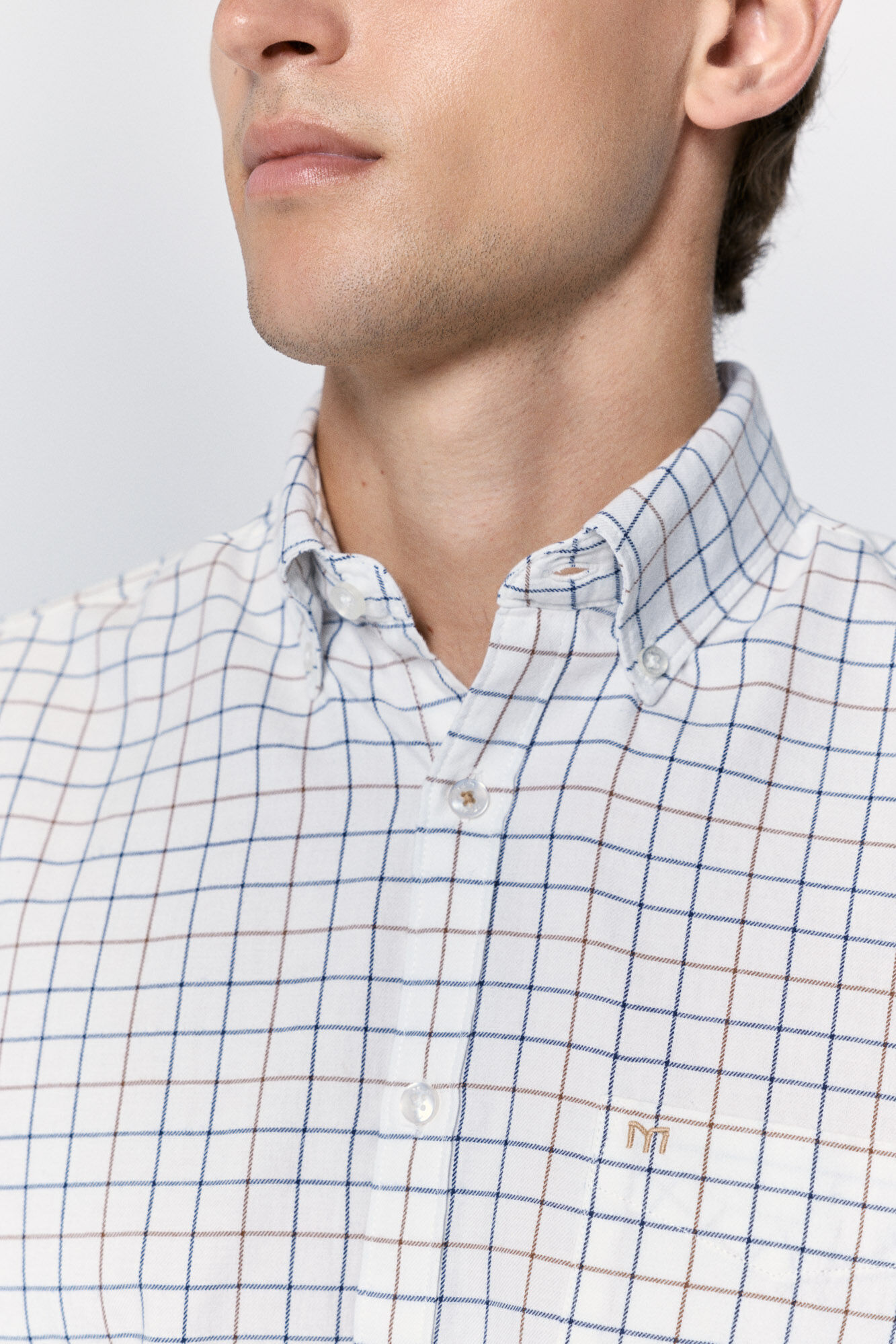 Milano Camisa a camisa de corte relajado natural