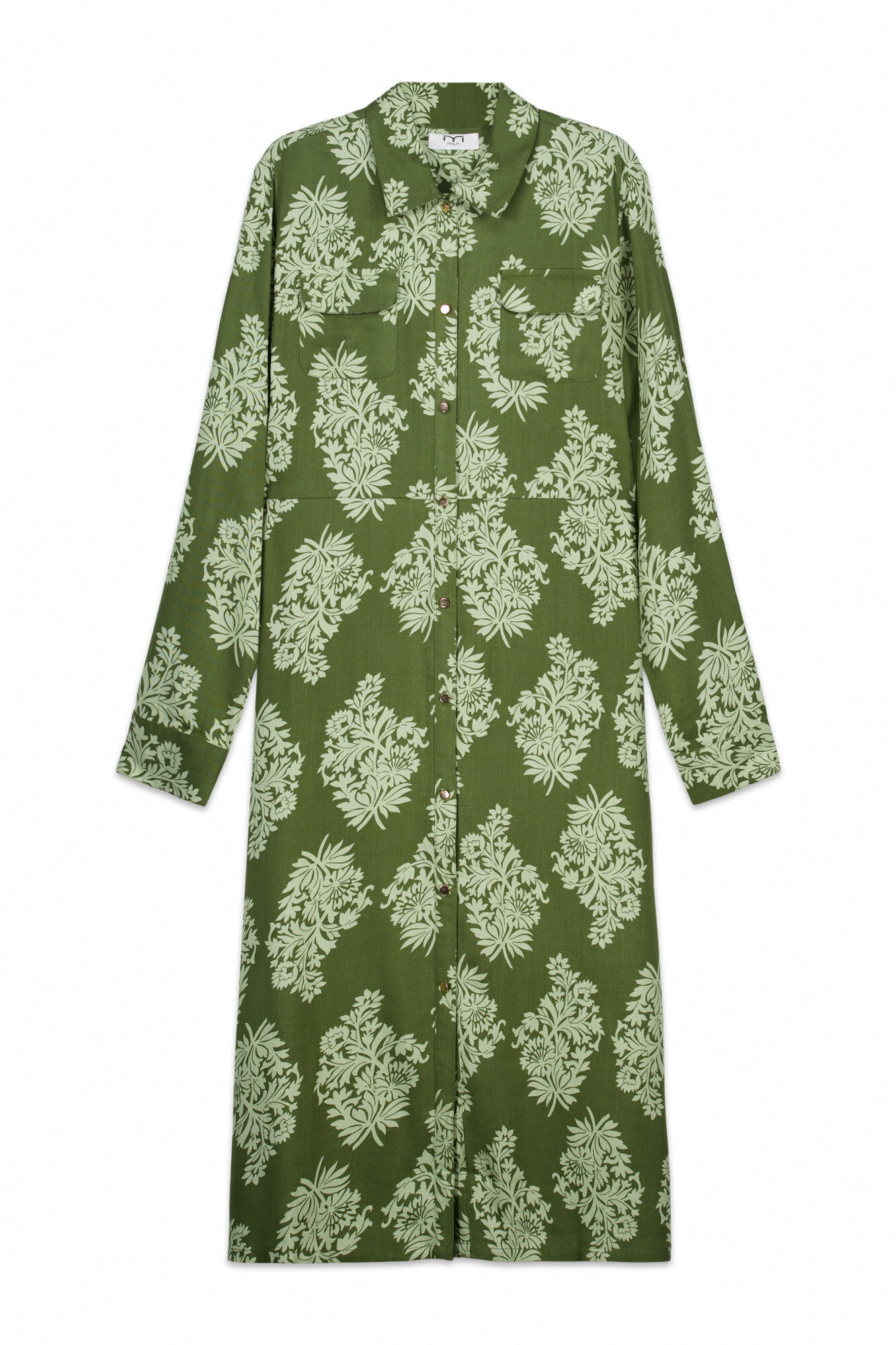 Milano Vestido camisero Verde