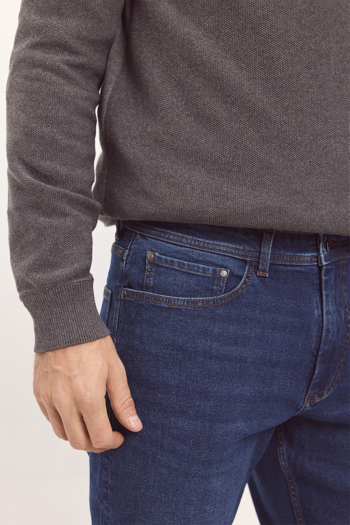 Milano Pantal&oacute;n Denim Comfort Azul