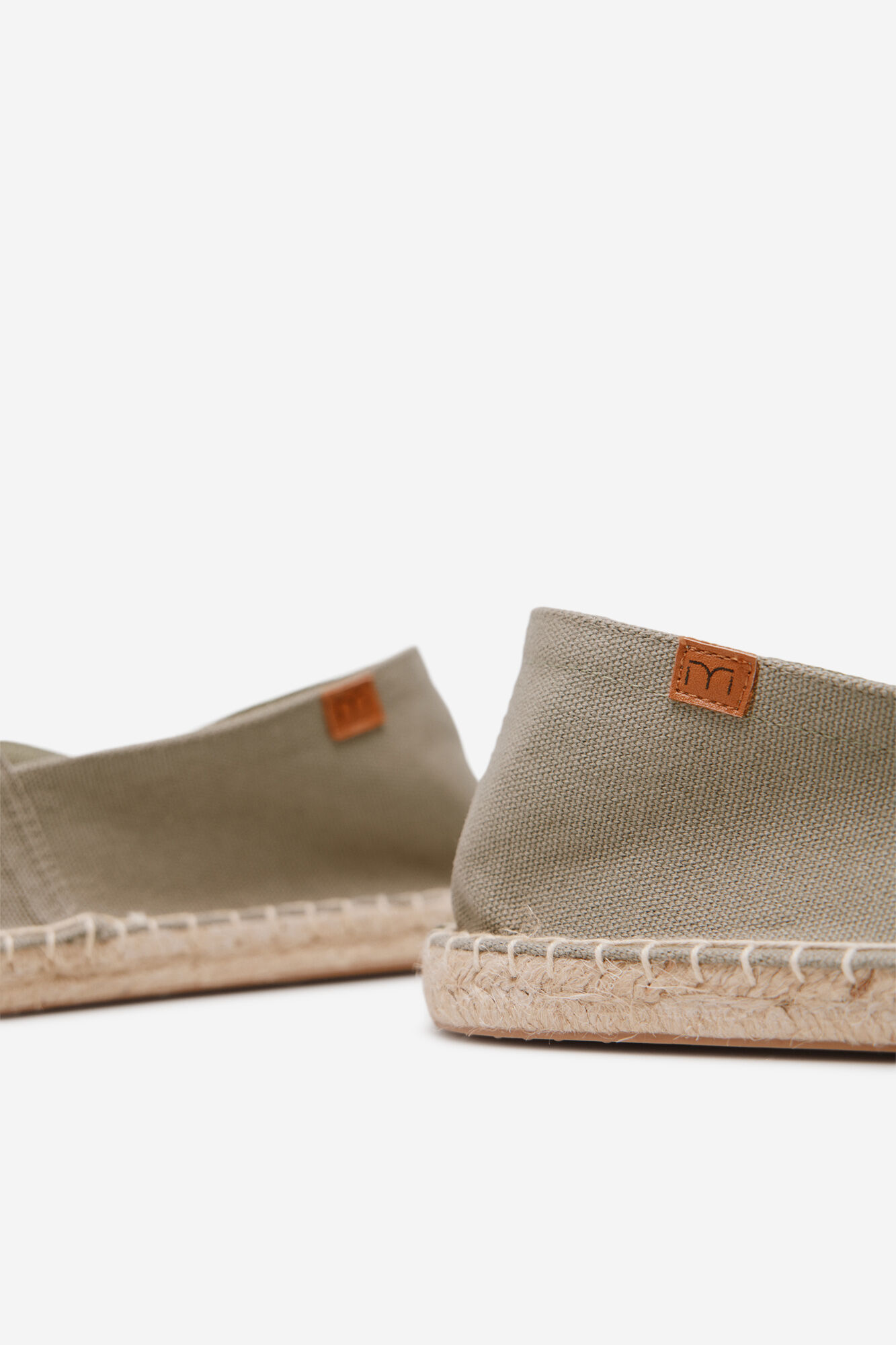 Milano Alpargata de tejido Kaki Claro