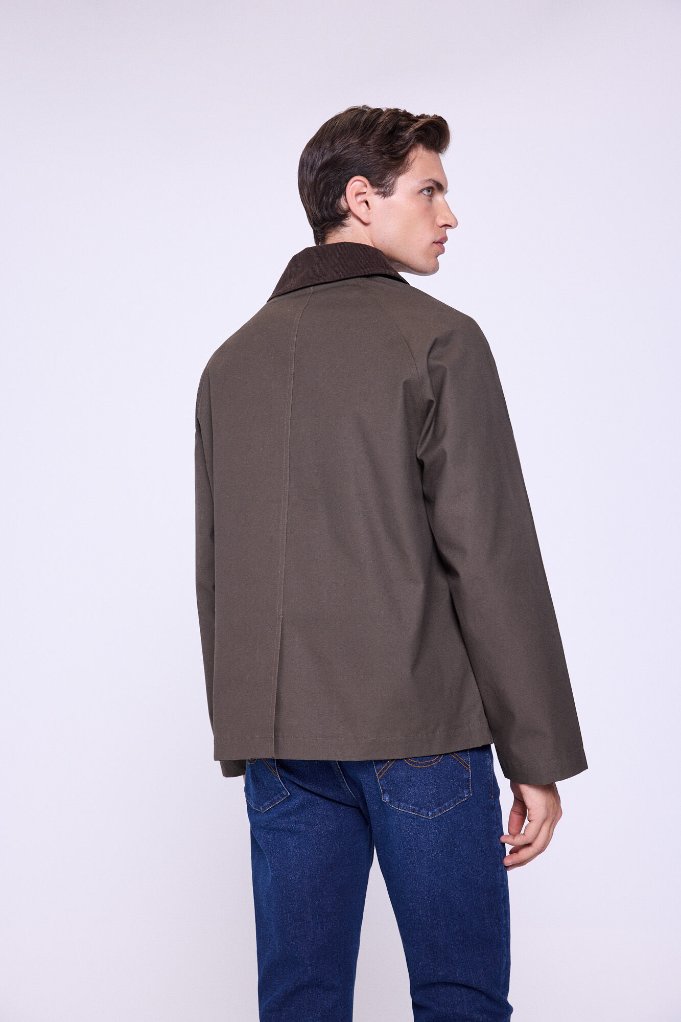 Milano Chamarra con bolsillos Kaki Oscuro