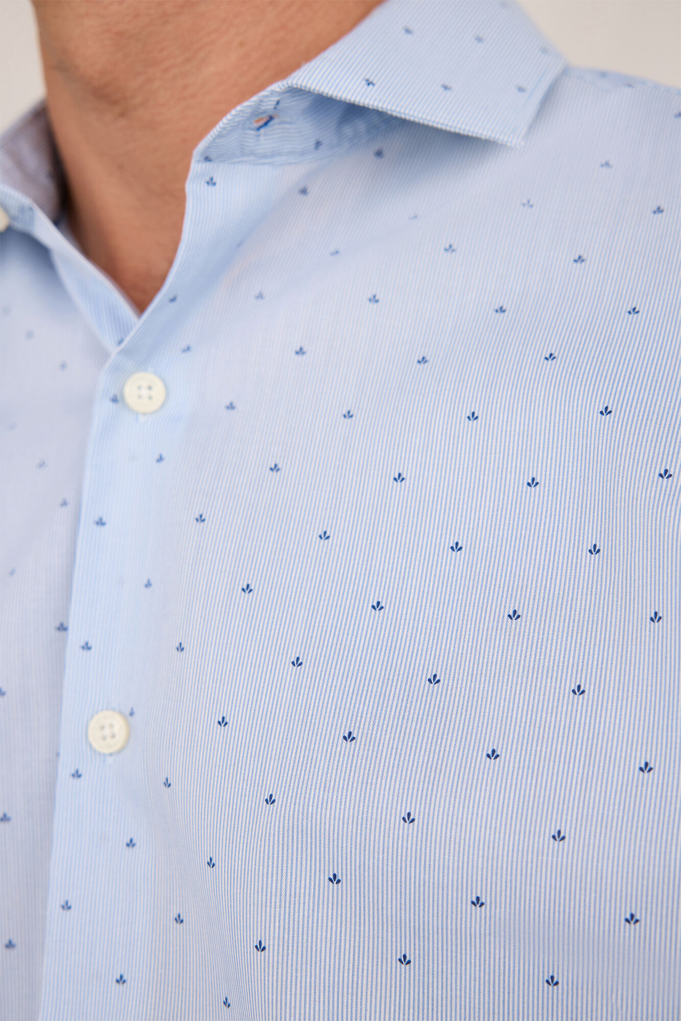 Milano Camisa de vestir de popel&iacute;n Azul