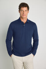 Milano Polo manga larga Navy