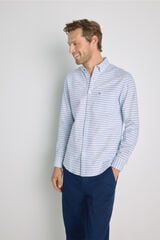 Milano Camisa de cuadros manga larga Navy
