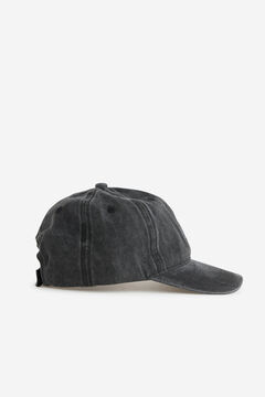 Fifty Outlet Gorra con bordado milano Negro