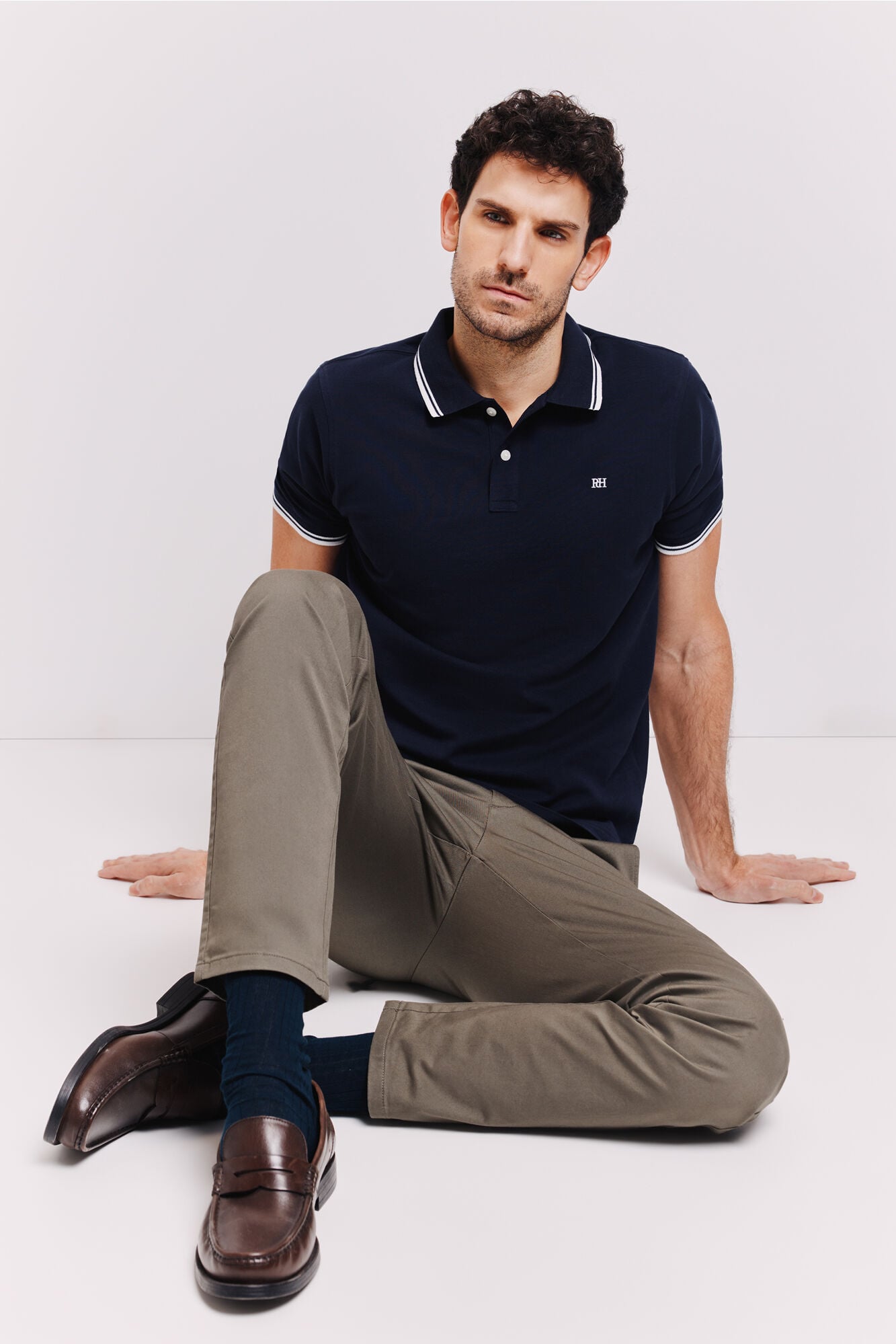 Pedro del Hierro Polo manga corta