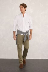 Milano Camisa deportiva a rayas Gris Claro