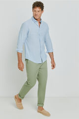 Milano Pantal&oacute;n chino tapered Kaki Claro