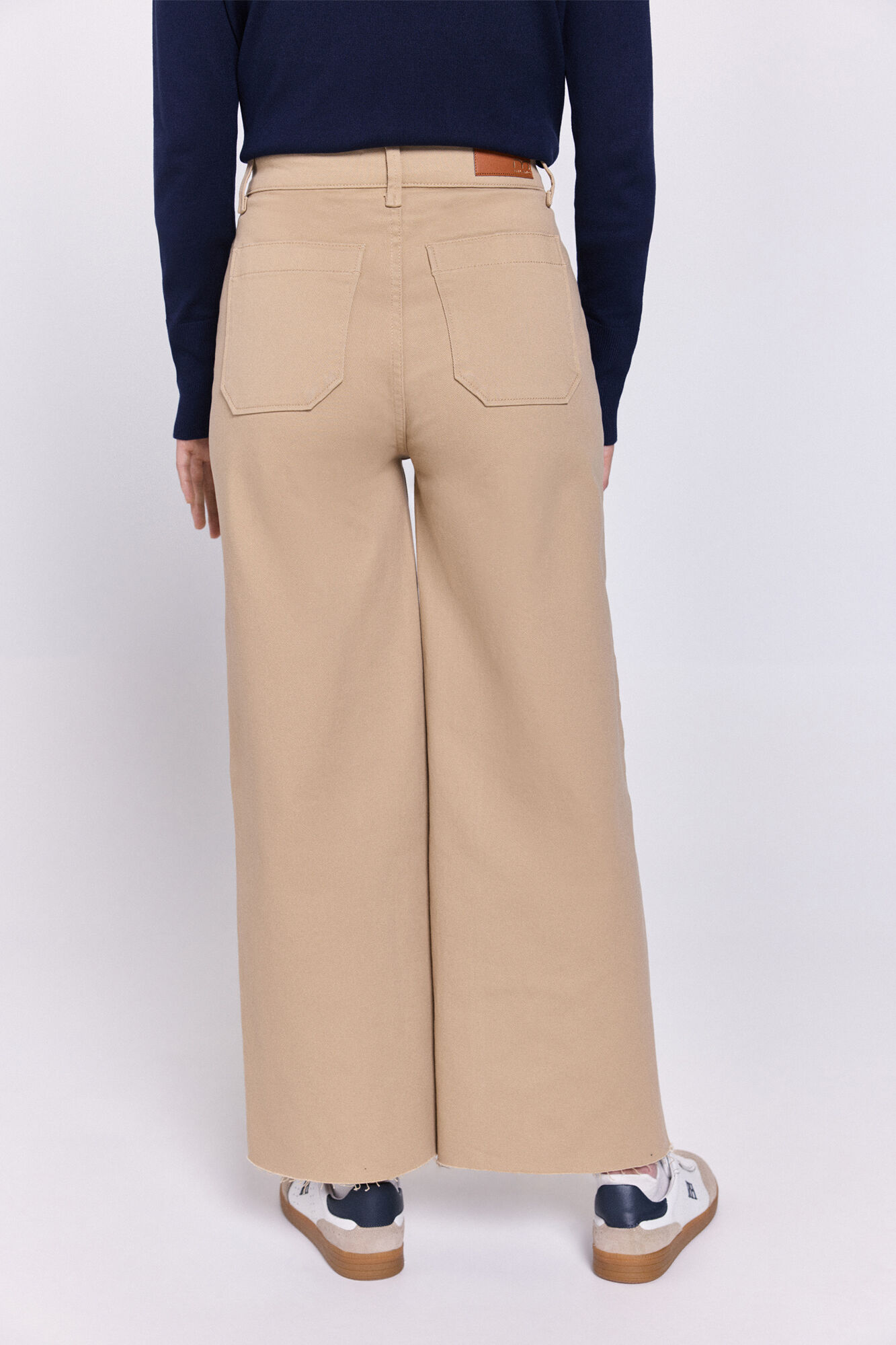 Milano Pantal&oacute;n culotte con pantal&oacute;n tiro Beige/Claro