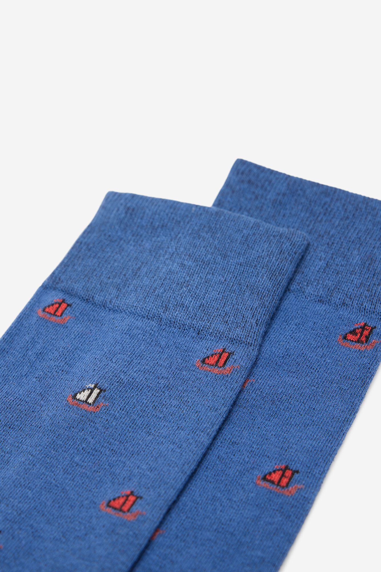 Milano Calcet&iacute;n Jacquard Azul