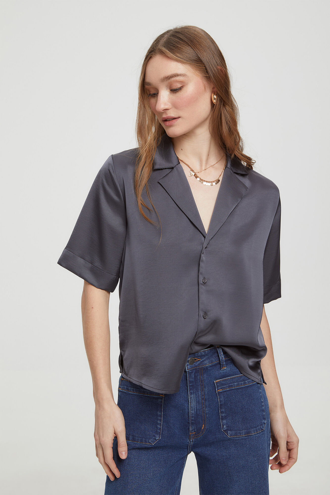 Milano Blusa pijamera Dorado/ Mostaza