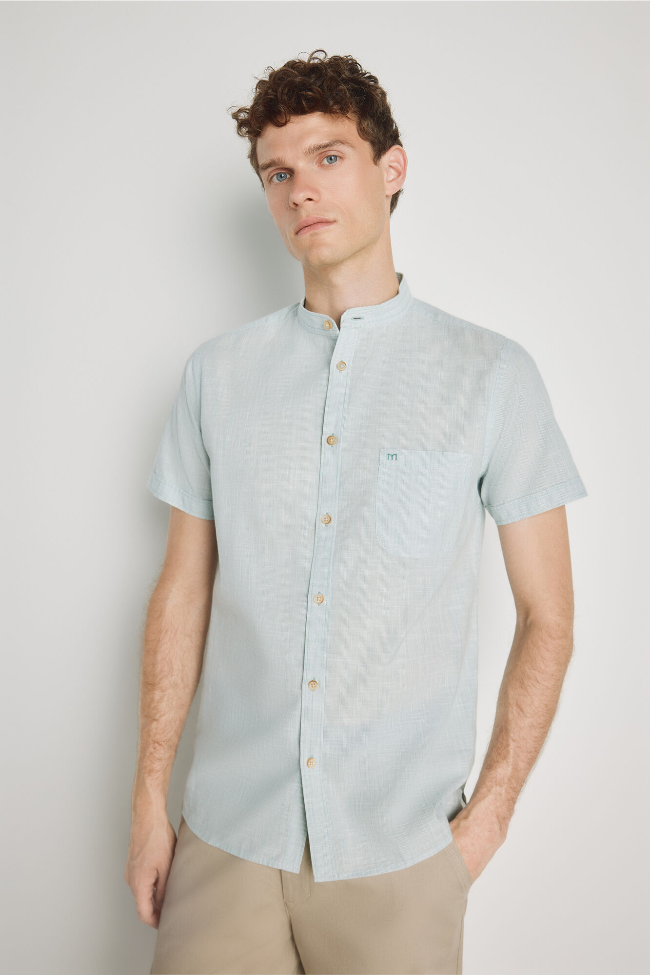Milano Camisa de rayas manga corta