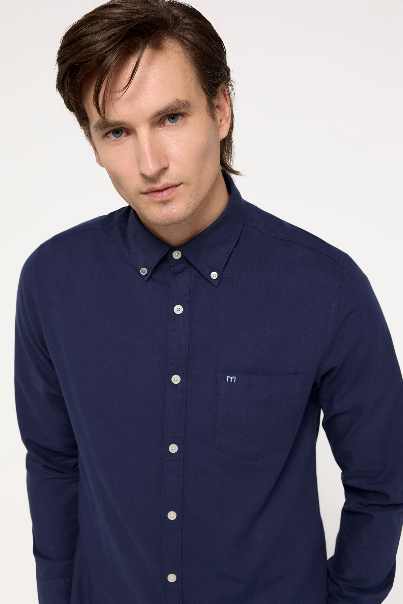 Milano Camisa Twill Lisa Navy