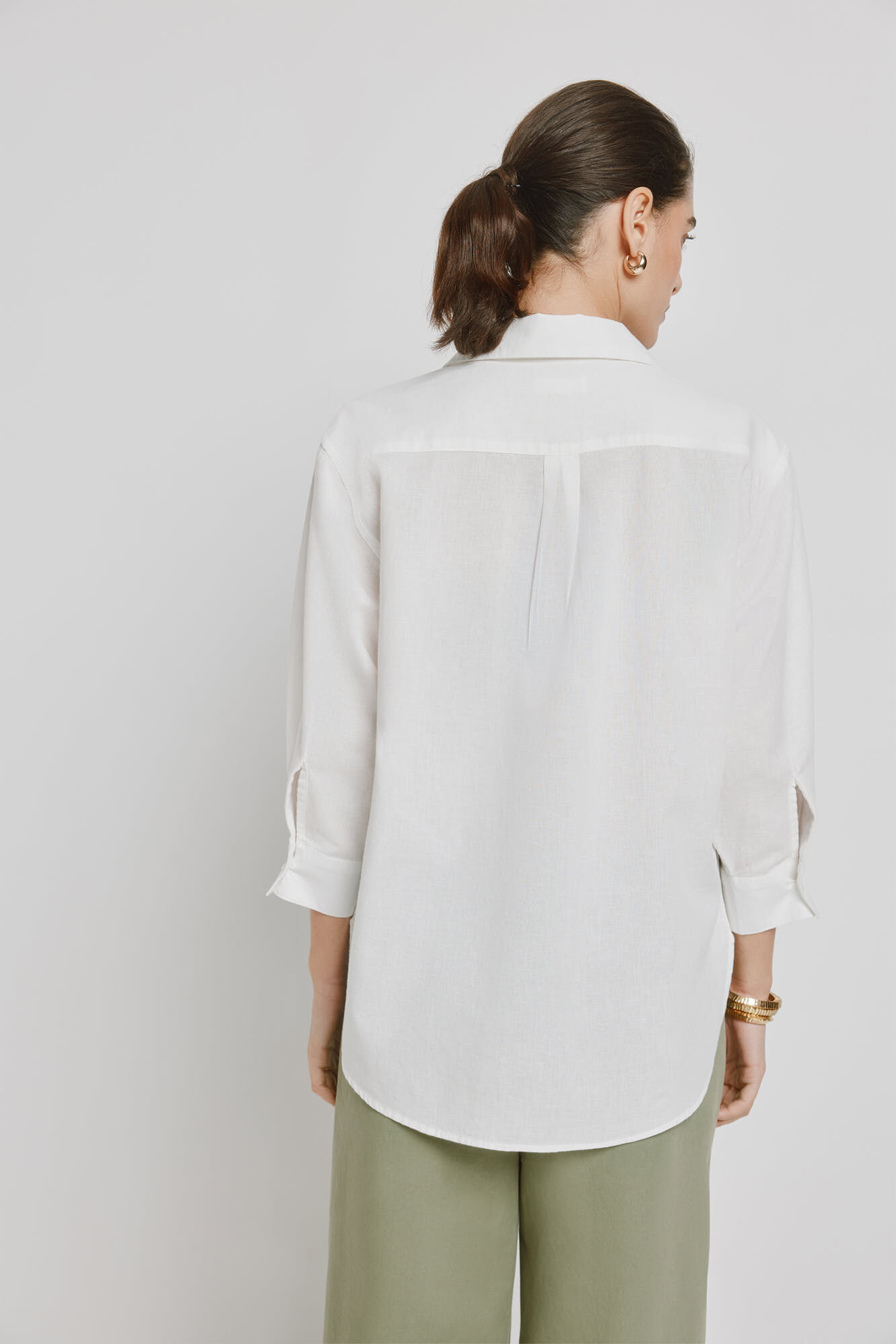 Milano Camisa cuello camisero Blanco