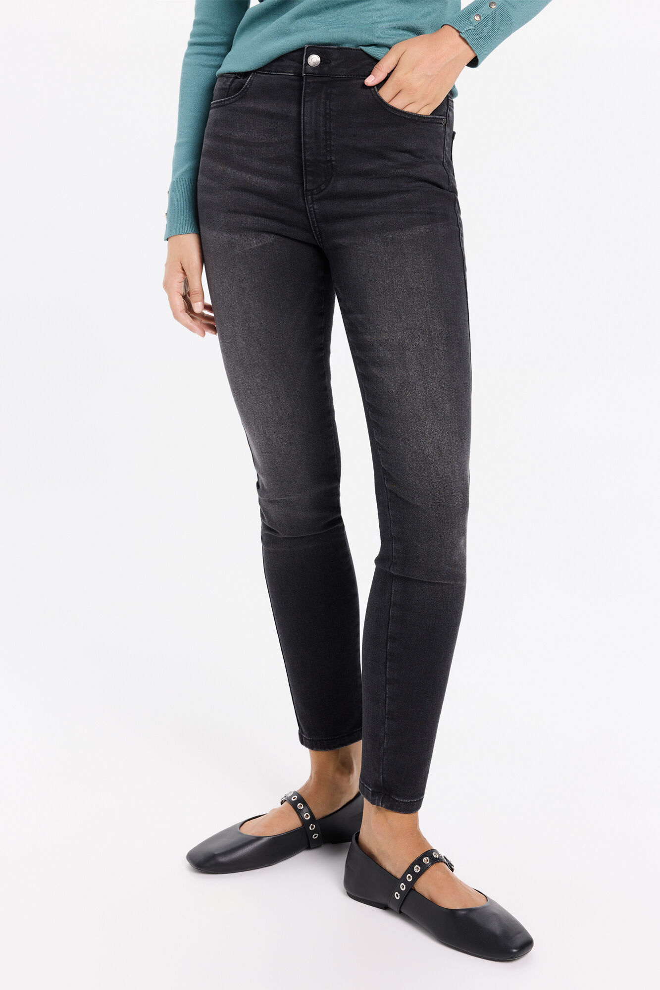 Milano Jeans push-up de tiro medio