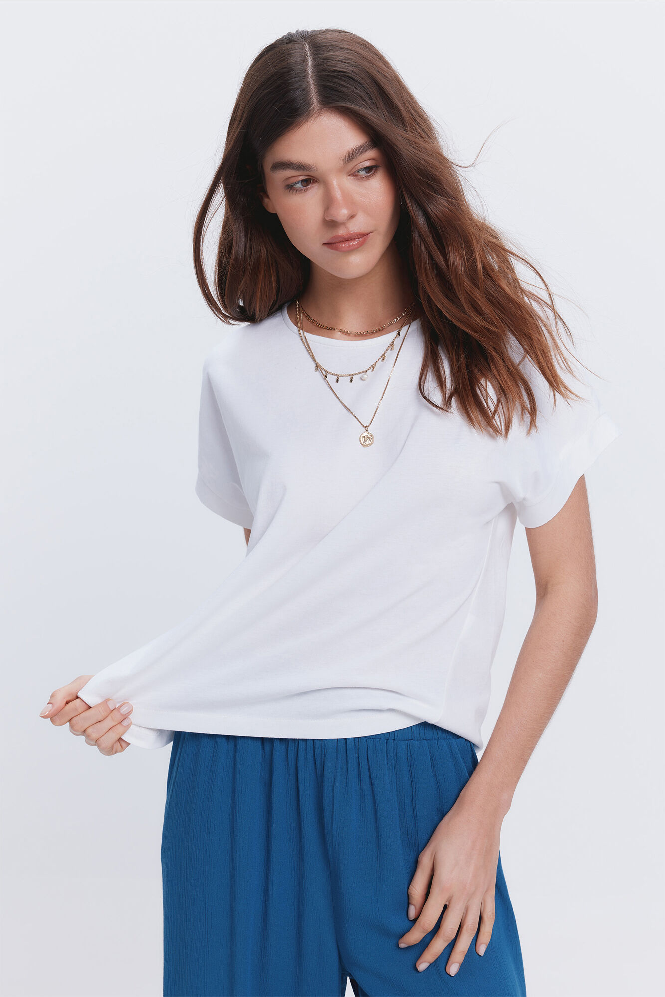 Milano Camiseta manga corta lisa