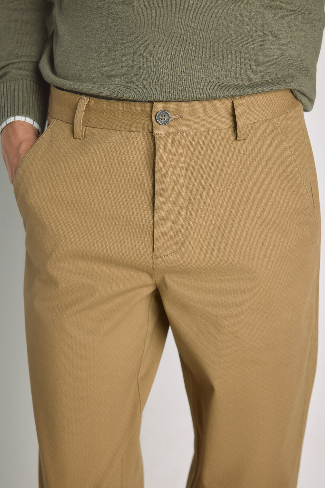 Milano Pantal&oacute;n chino slim fit Beige/Camel