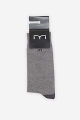 Fifty Outlet Calcetín logo Gris