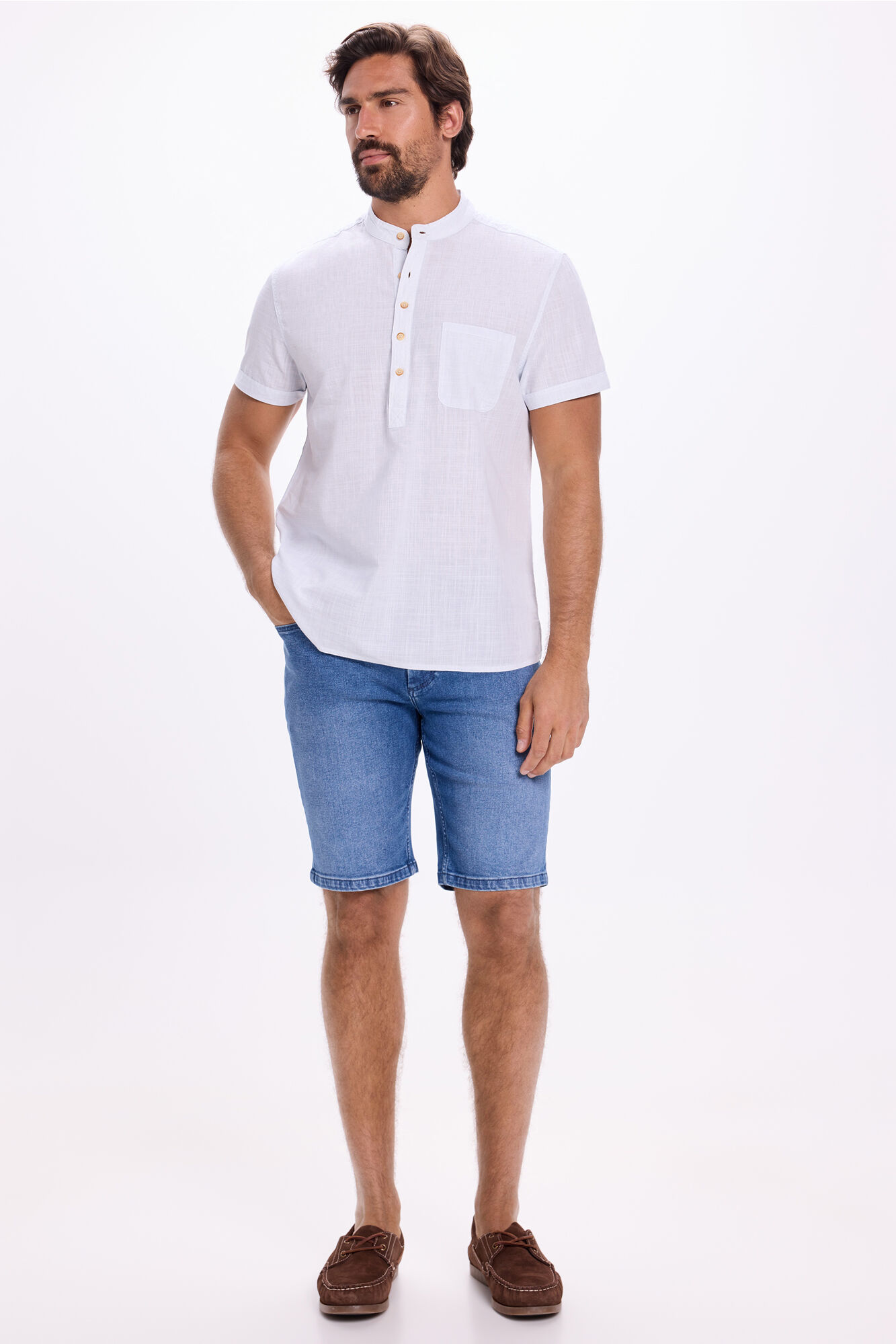 Milano Camisa polo Mao Azul