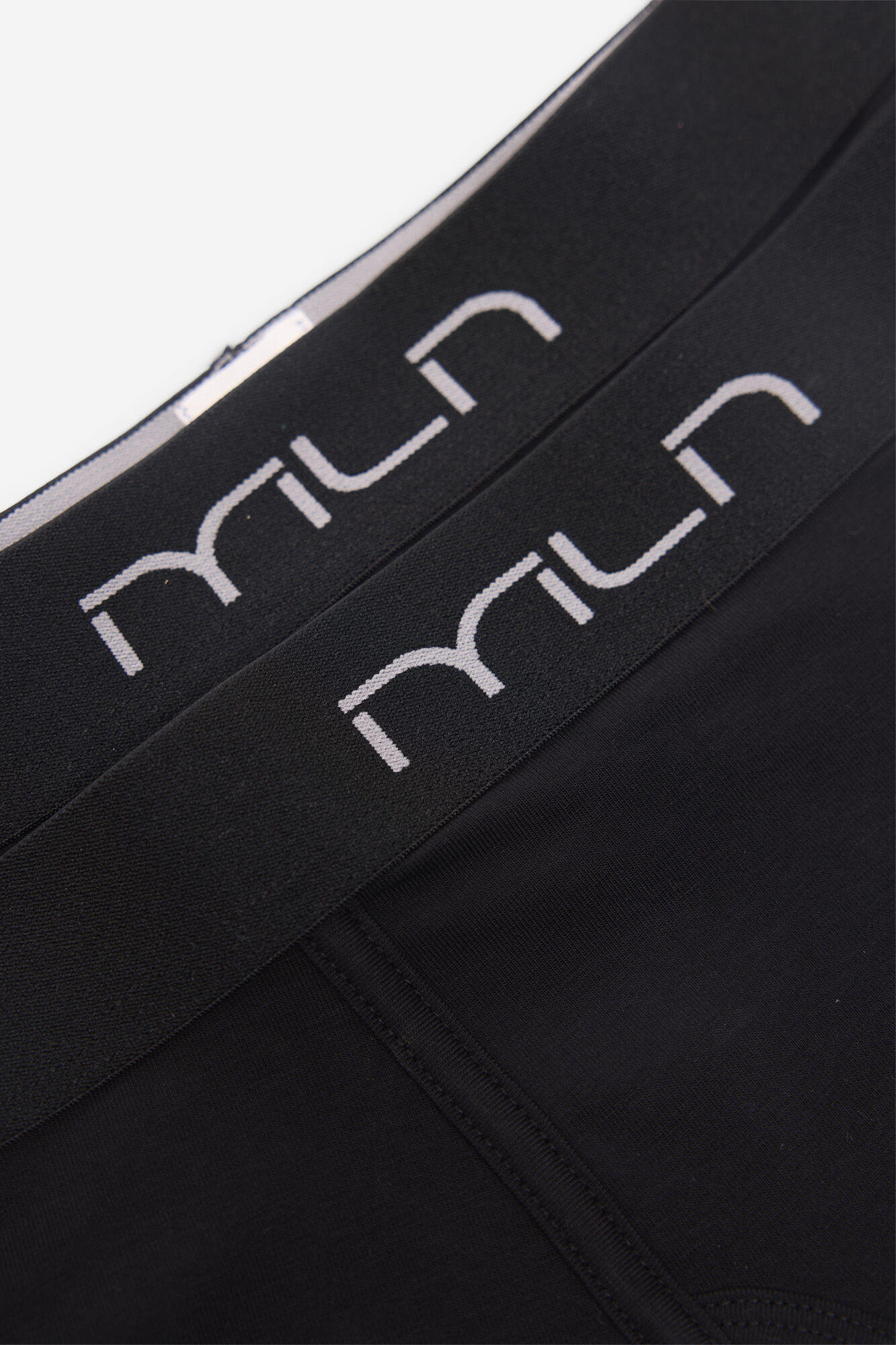 Milano Paquete de boxers lisos y de rayas Negro