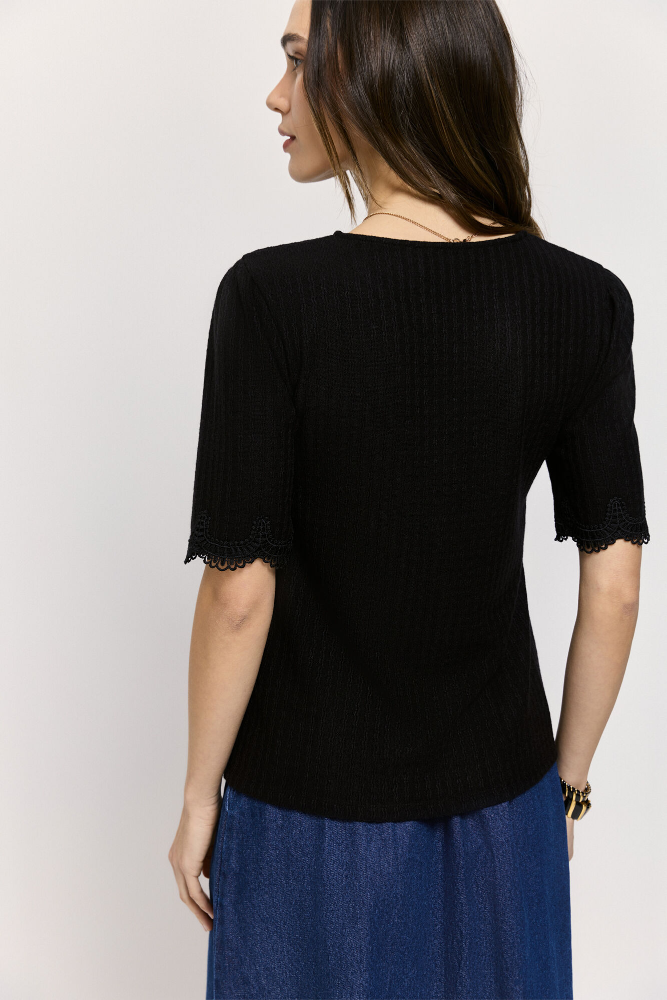 Milano Playera de manga corta Negro