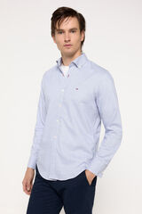 Fifty Outlet Camisa Stretch Rayas Azul