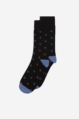 Fifty Outlet Calcetines Jacquard Algodón Negro