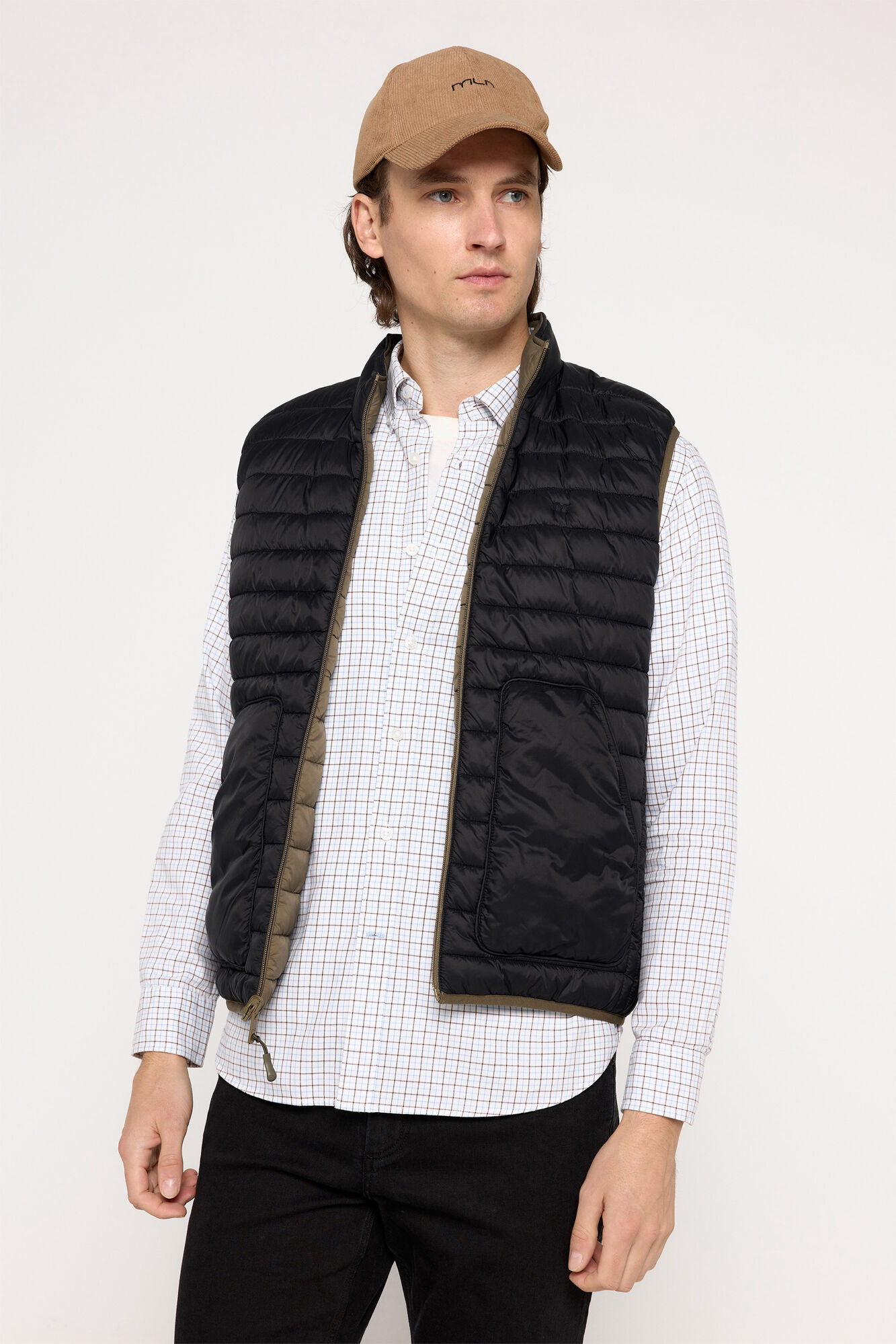 Milano Chaleco cremallera reversible