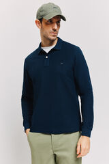 Milano Polo manga larga Navy