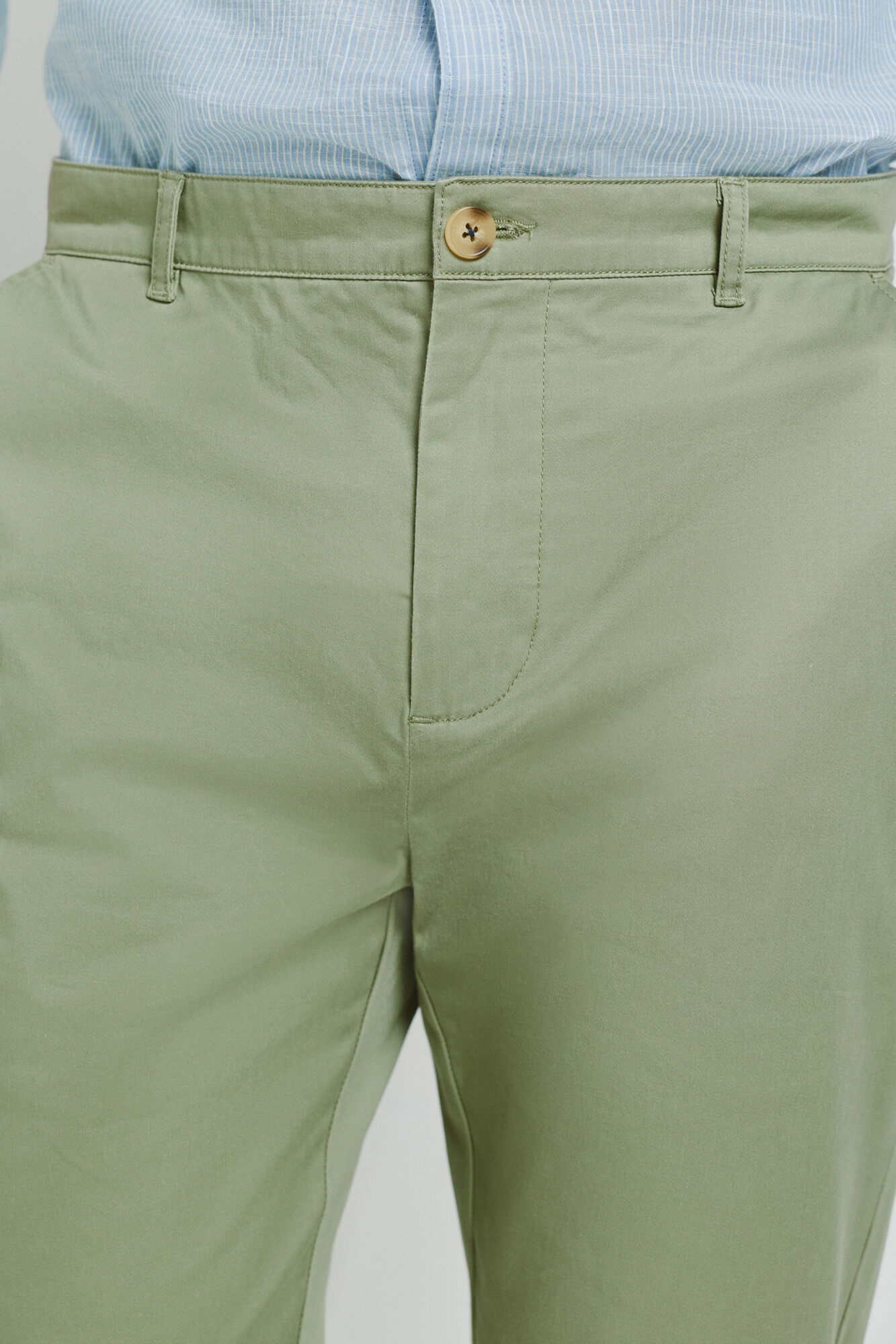 Milano Pantal&oacute;n chino tapered Kaki Claro