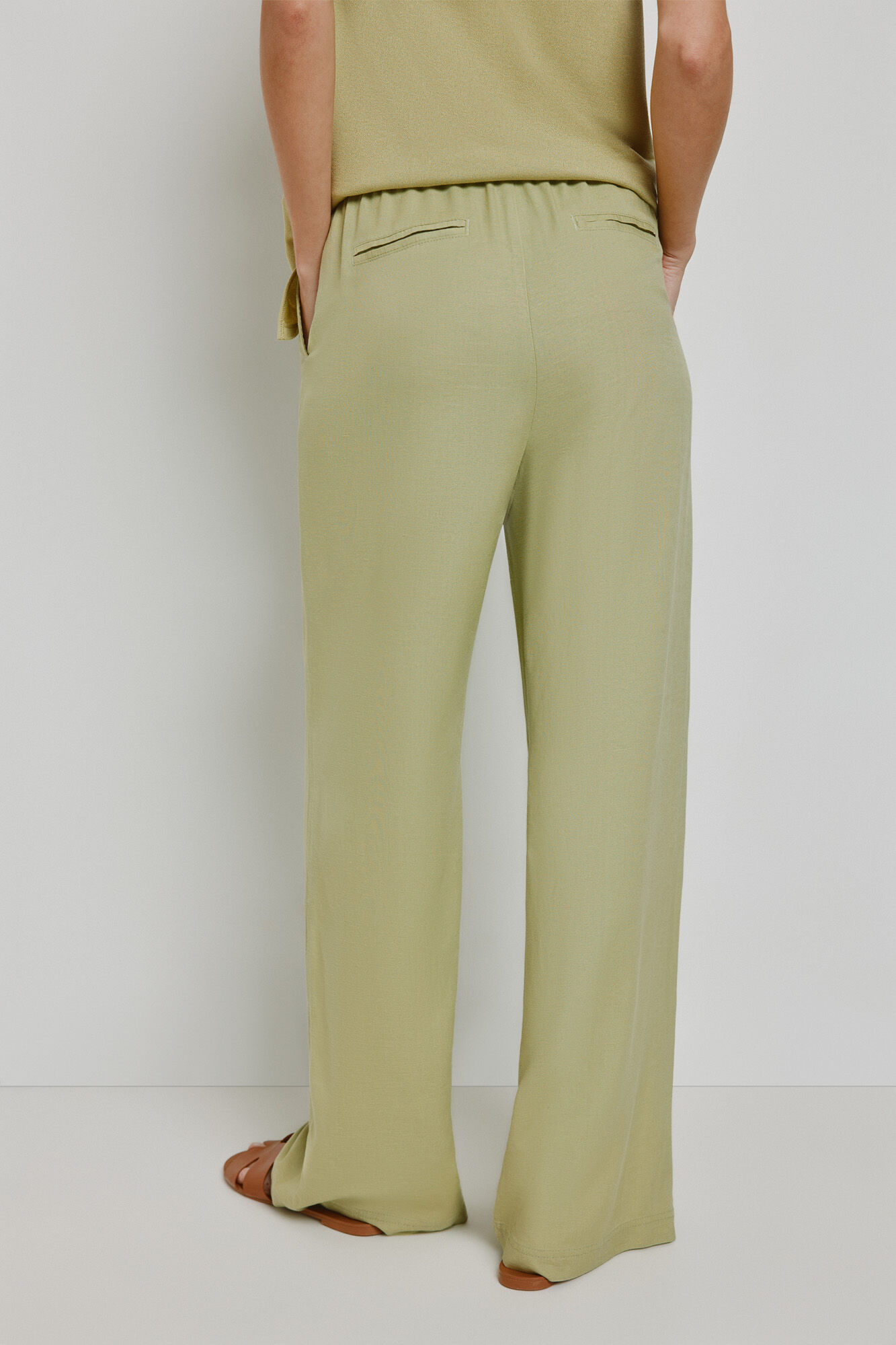 Milano Pantal&oacute;n holgado Verde