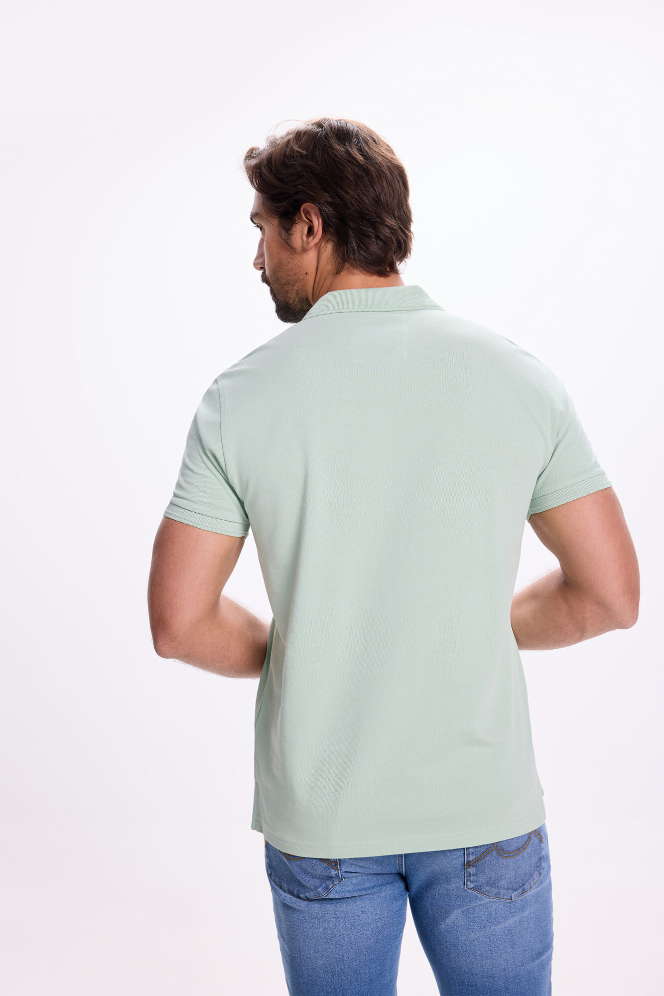 Milano Polo b&aacute;sico de piqu&eacute; Verde